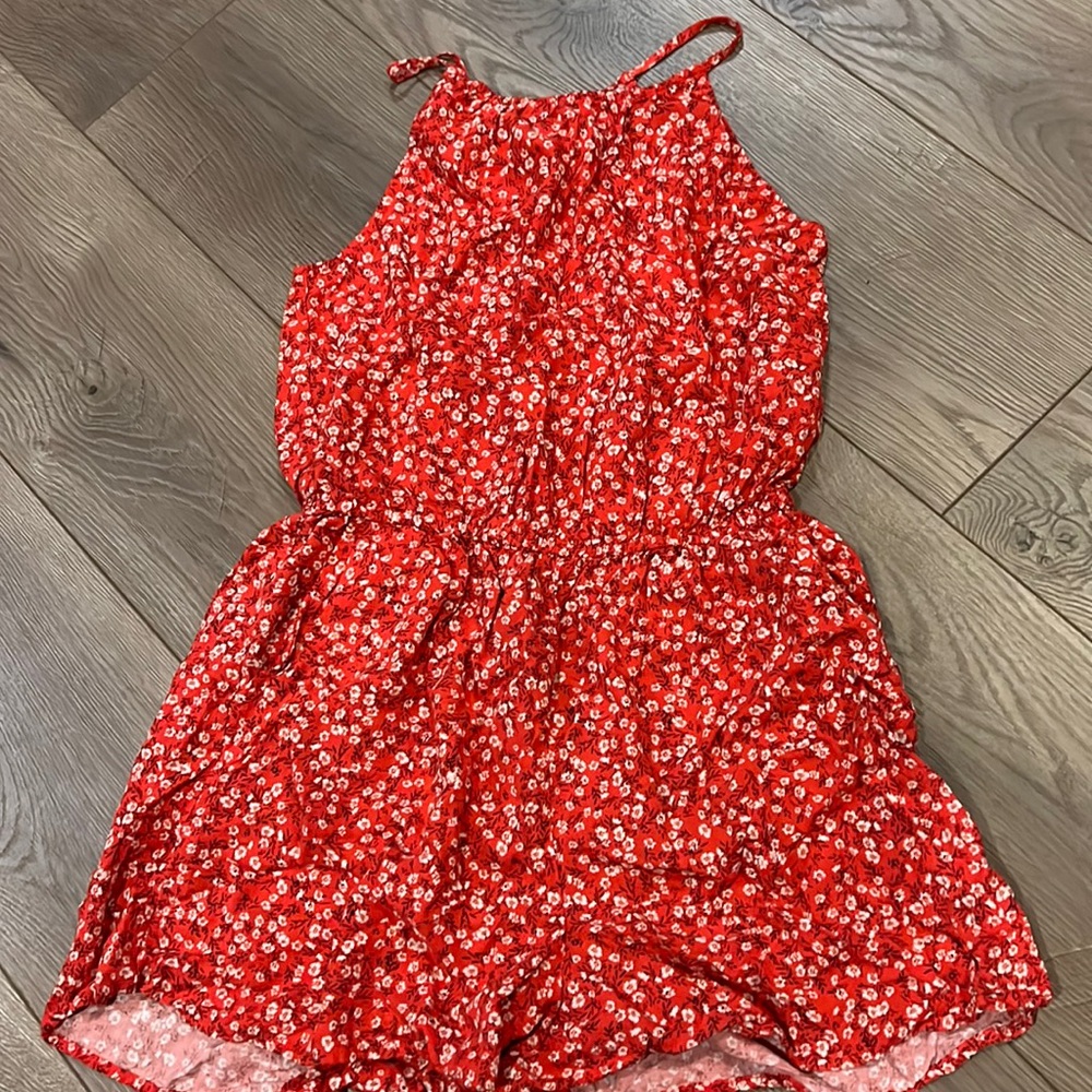 Small Red Romper